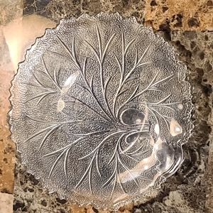 Pebble Leaf Clearby INDIANA GLASS